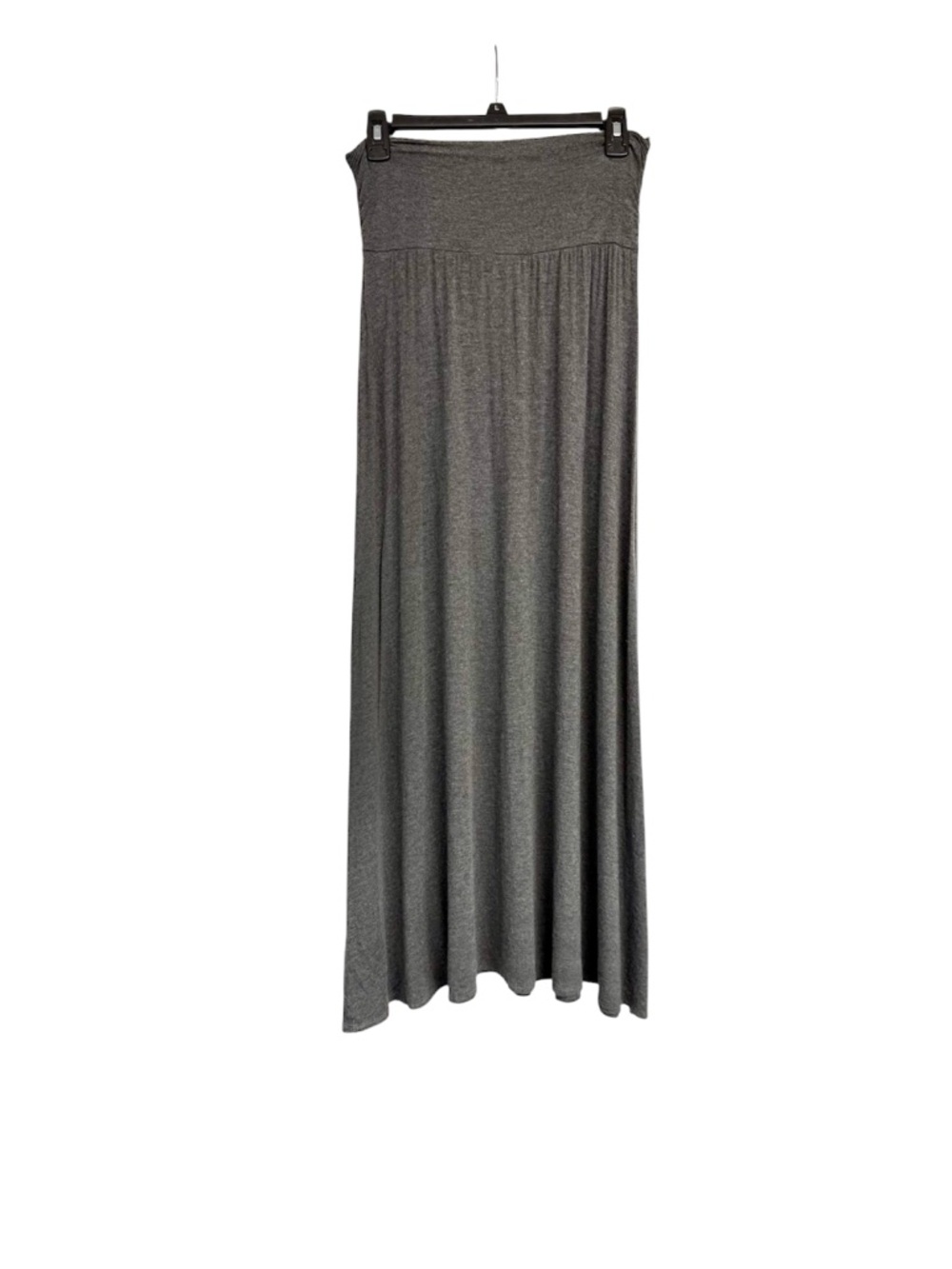 AB Studio Heather Charcoal wide Waistband Maxi Skirt size medium